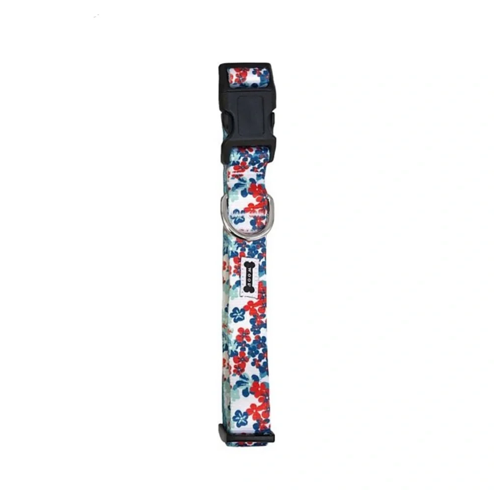 Floral Dog Pet Collar NWT